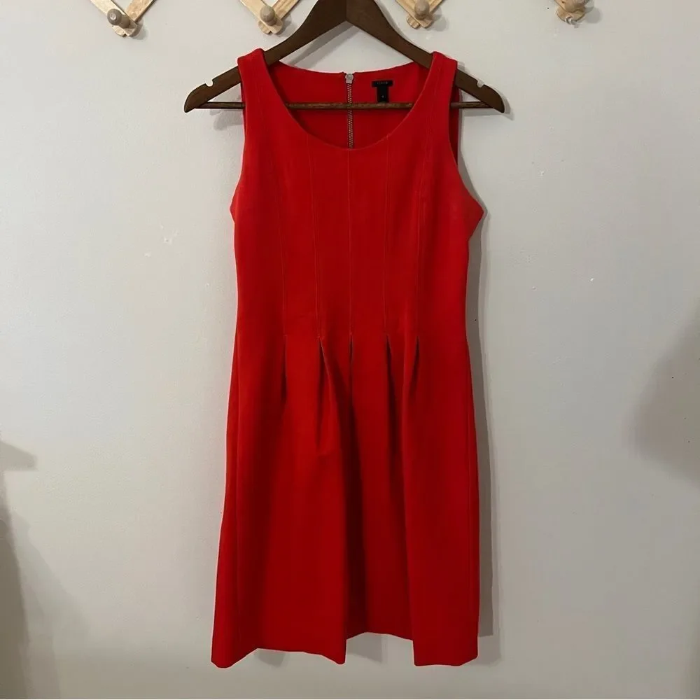 J. Crew red dress size 6 - Picture 1 of 11